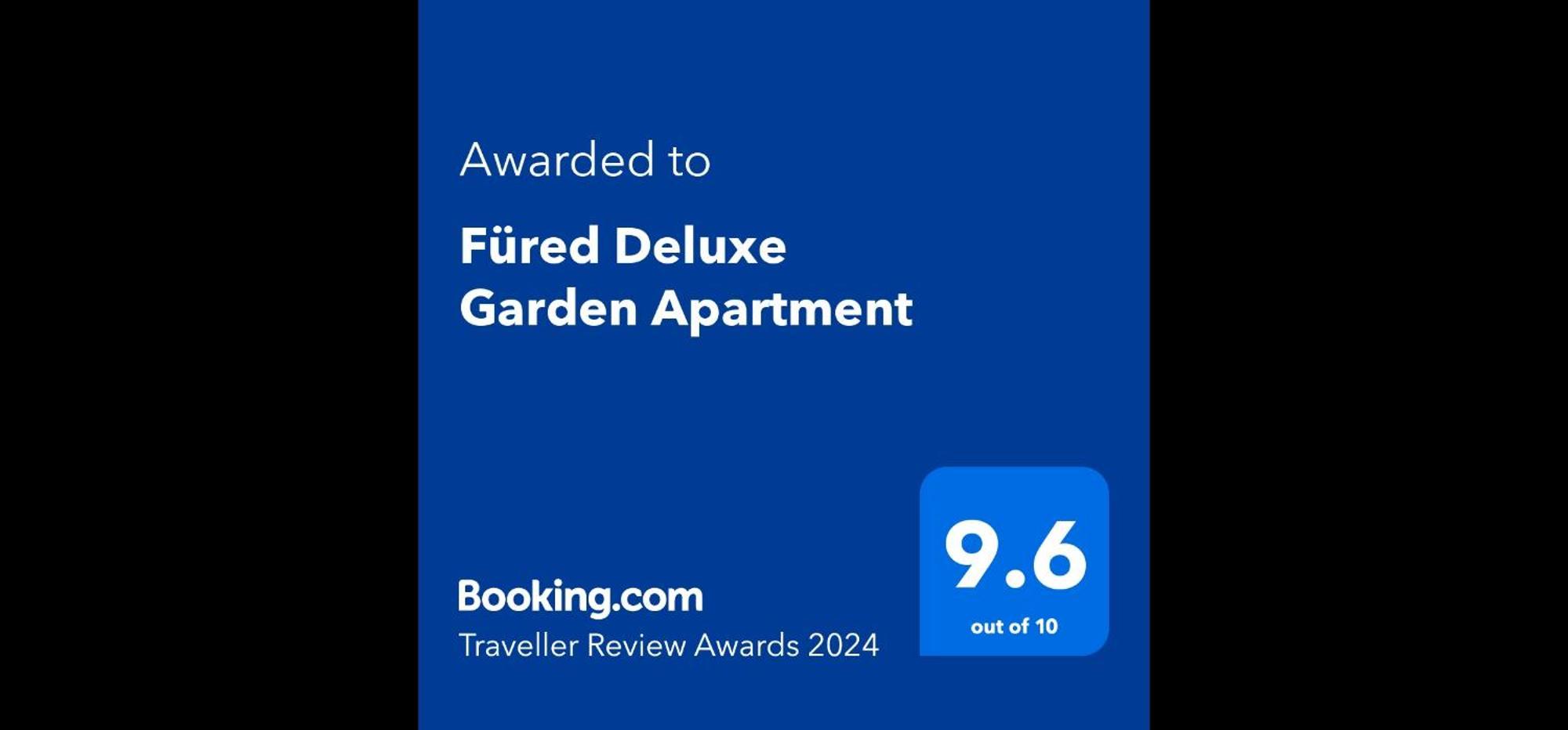 Fuered Deluxe Garden Apartment Balatonfured Bagian luar foto